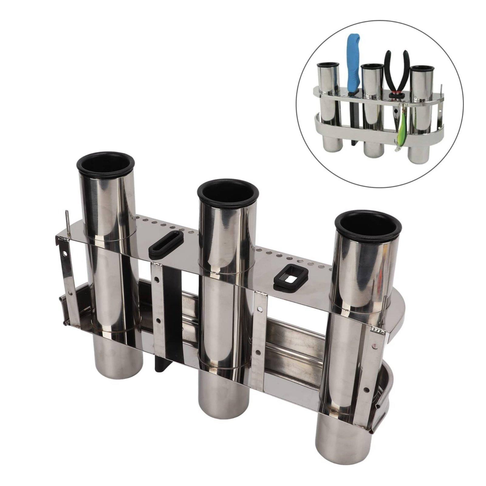Fishing Kayak Rod Holder - Waterproof Stainless Steel Fishing Rod Rack