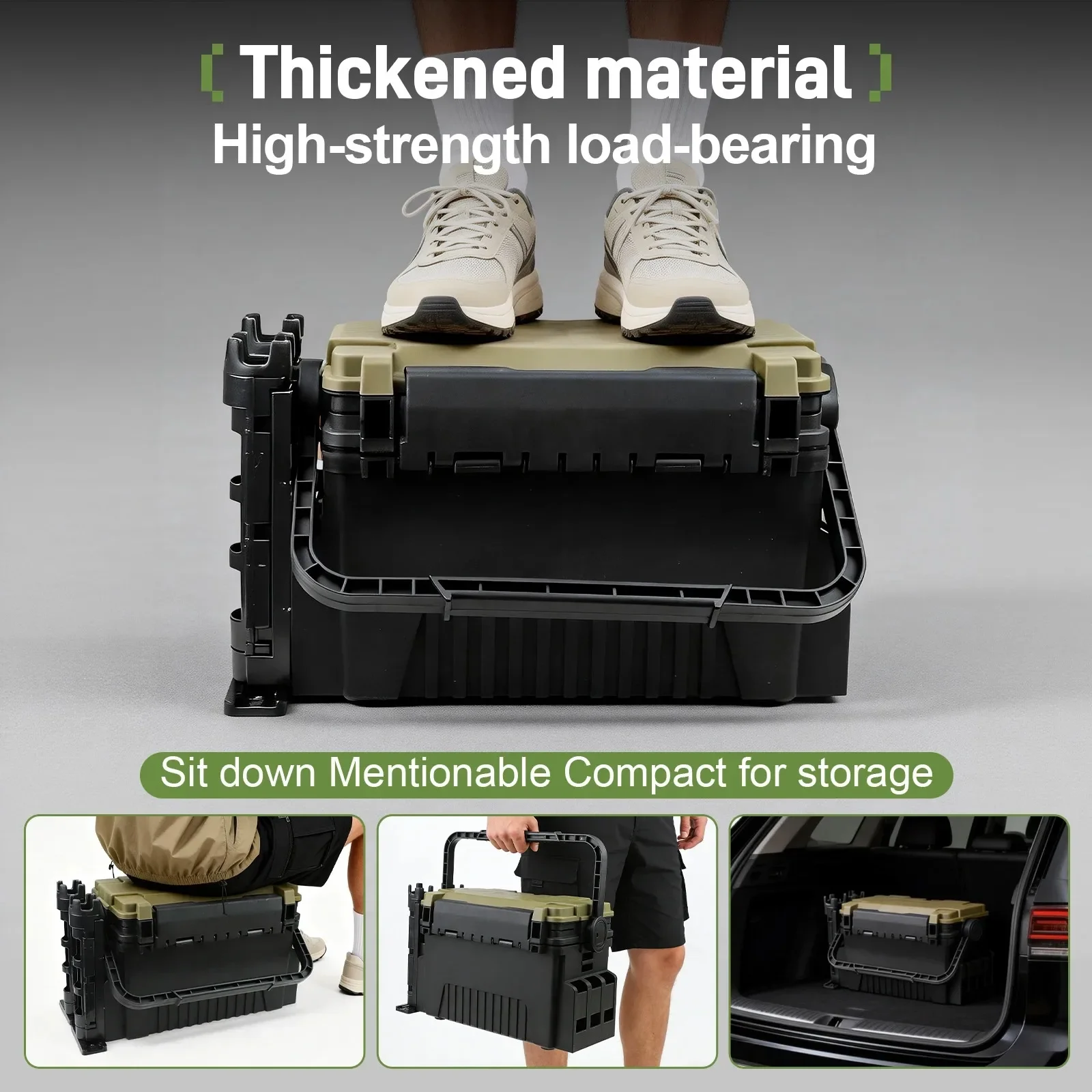 Large Capacity Tackle Fishing  - Fishing Kayak Crate 评论和价格