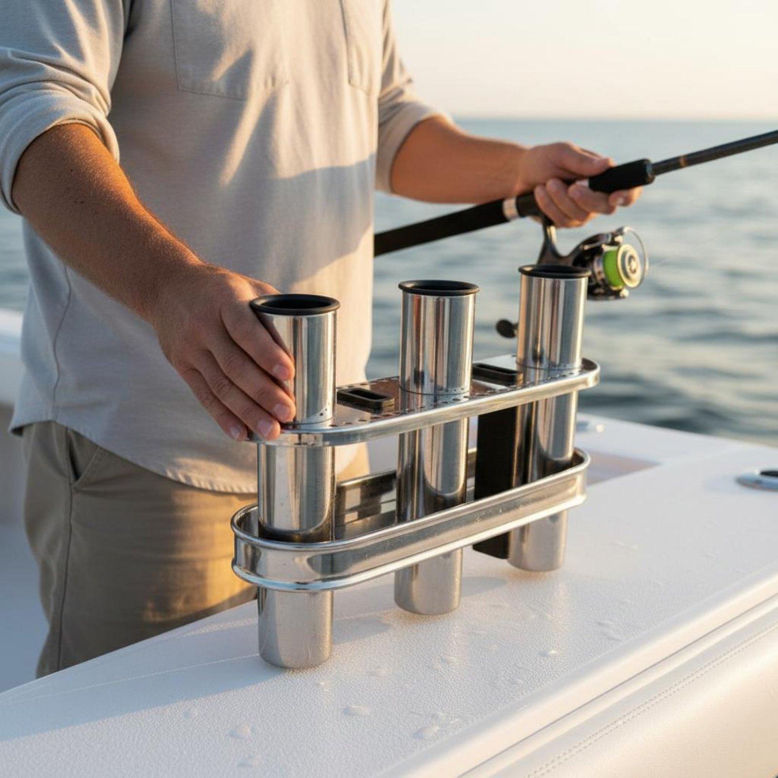 Waterproof Stainless Steel Fis - Fishing Kayak Rod Holder 评论和价格