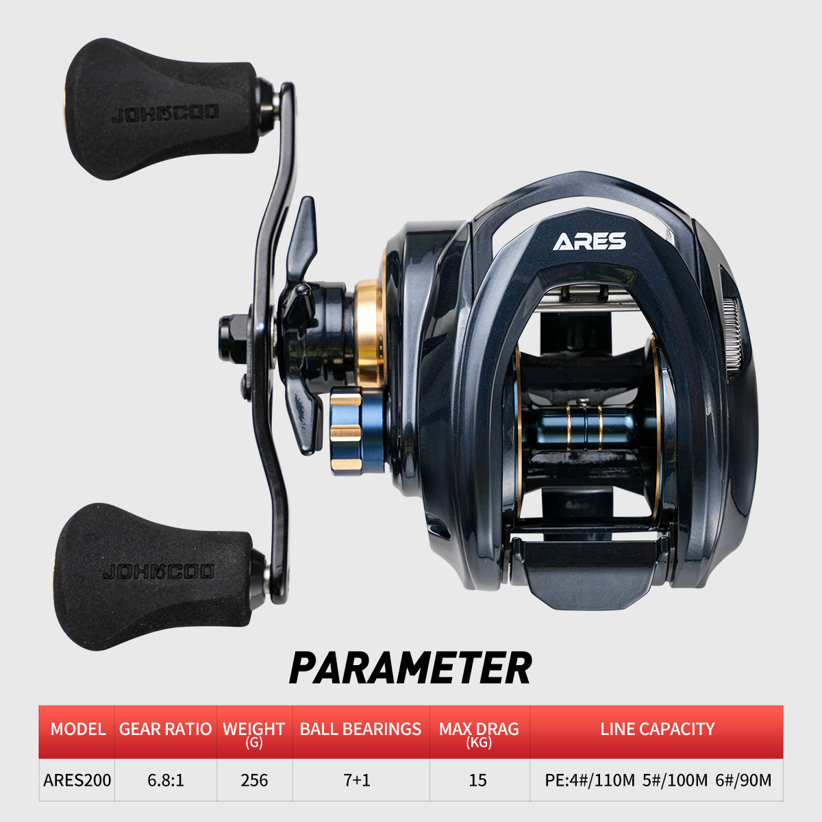 JOHNCOO Baitcasting Reel Alumi - Abu Garcia Reel Max 评论和价格