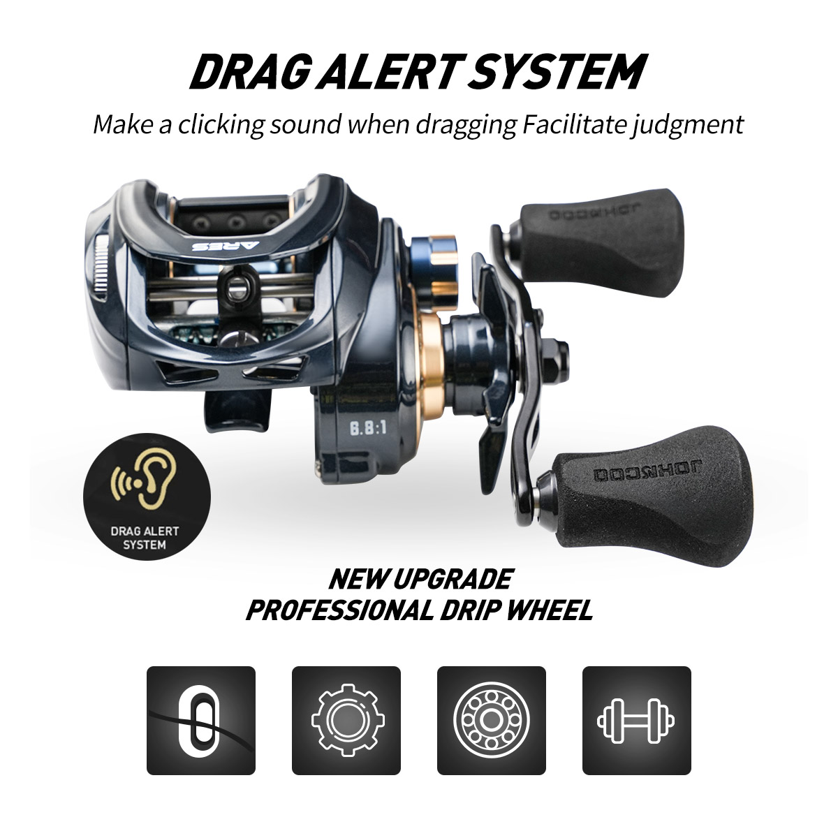 JOHNCOO Baitcasting Reel Alumi - Abu Garcia Reel Max 评论和价格